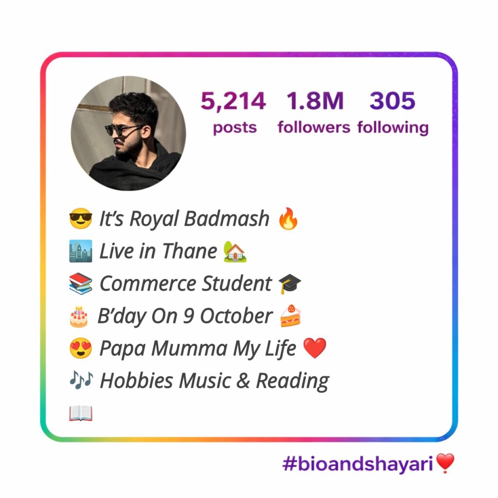 Badmashi Bio For Instagram (2)