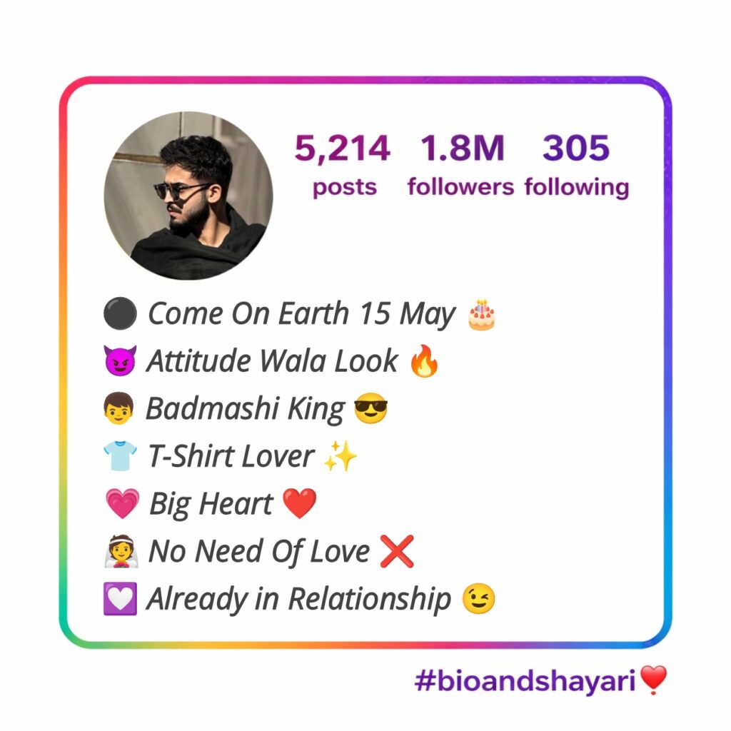 Badmashi Bio For Instagram (5)
