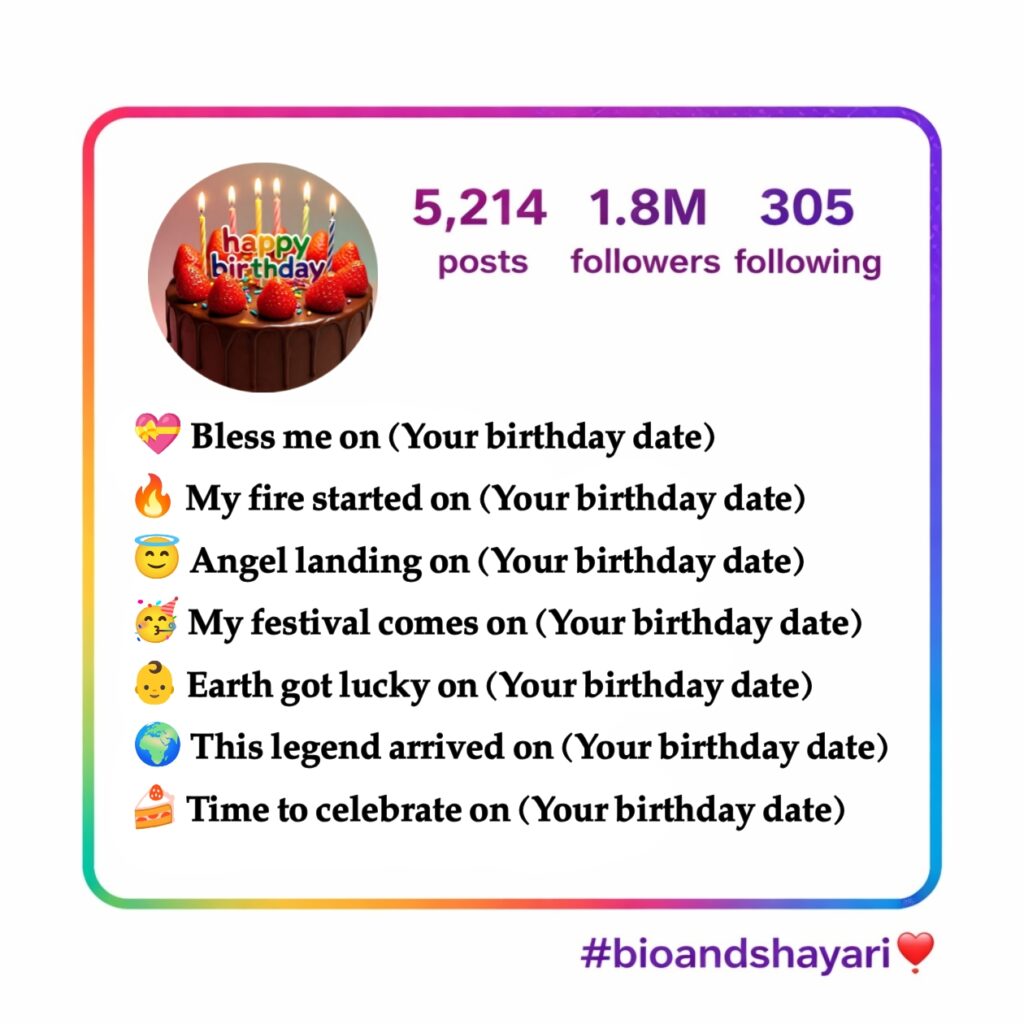 Birthday Bio for Instagram (2)