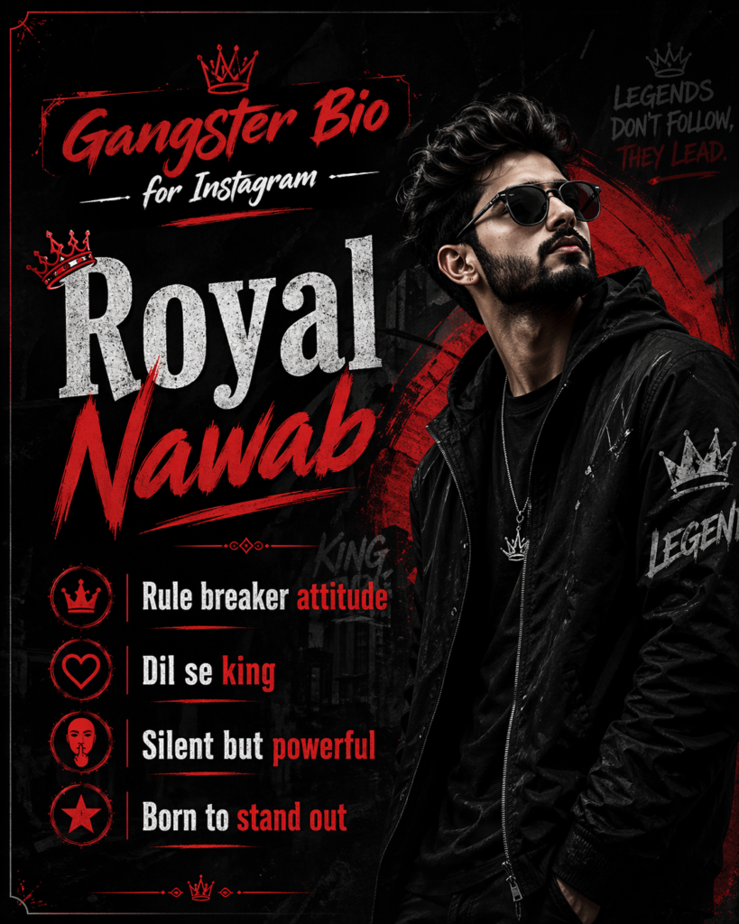 Gangster Bio for Instagram (1)