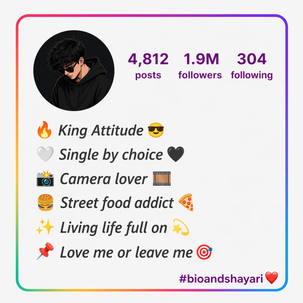 Gangster Bio for Instagram (2)