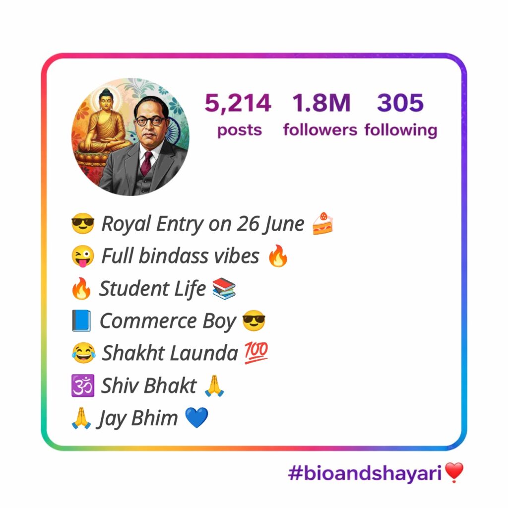 Jay bhim bio for Instagram (3)