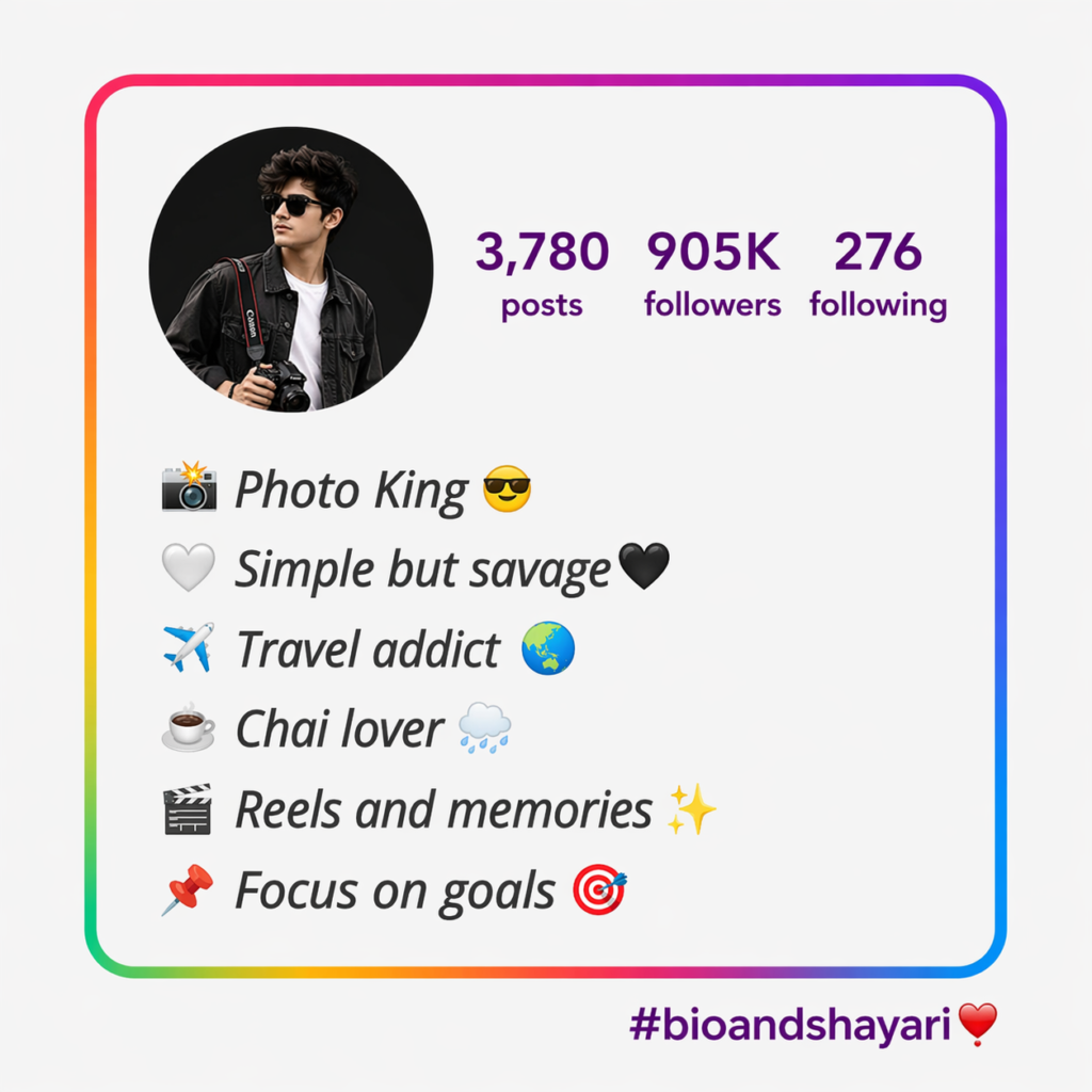 Instagram Bio in Hindi 